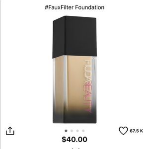 #fauxfilter Huda Beauty Faux Filter Foundation